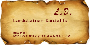 Landsteiner Daniella névjegykártya